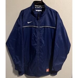 Men's‎ Vintage Jacket Nike Size Medium Full Zip Coat Windbreaker J1833
